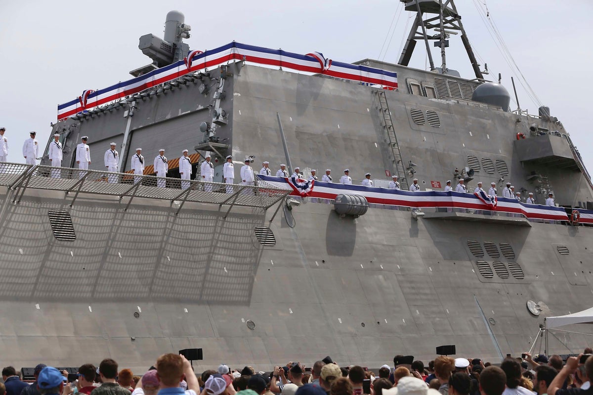 Navy officer is demoted after installing satellite dish on warship so they could surf the web and watch movies