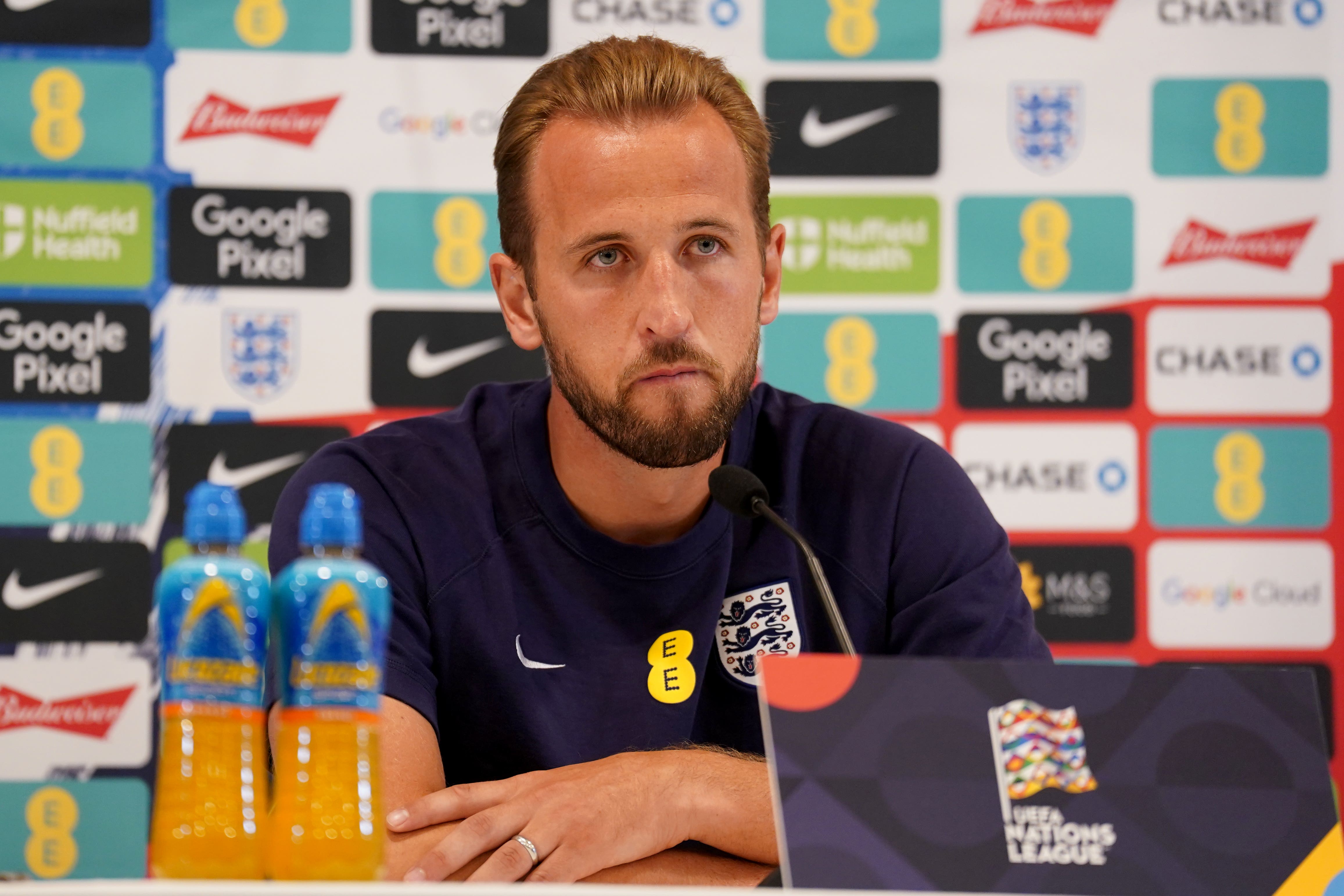 Harry Kane admitted the disappointment of England’s Euros final defeat was no easier to handle second time around (Brian Lawless/PA)