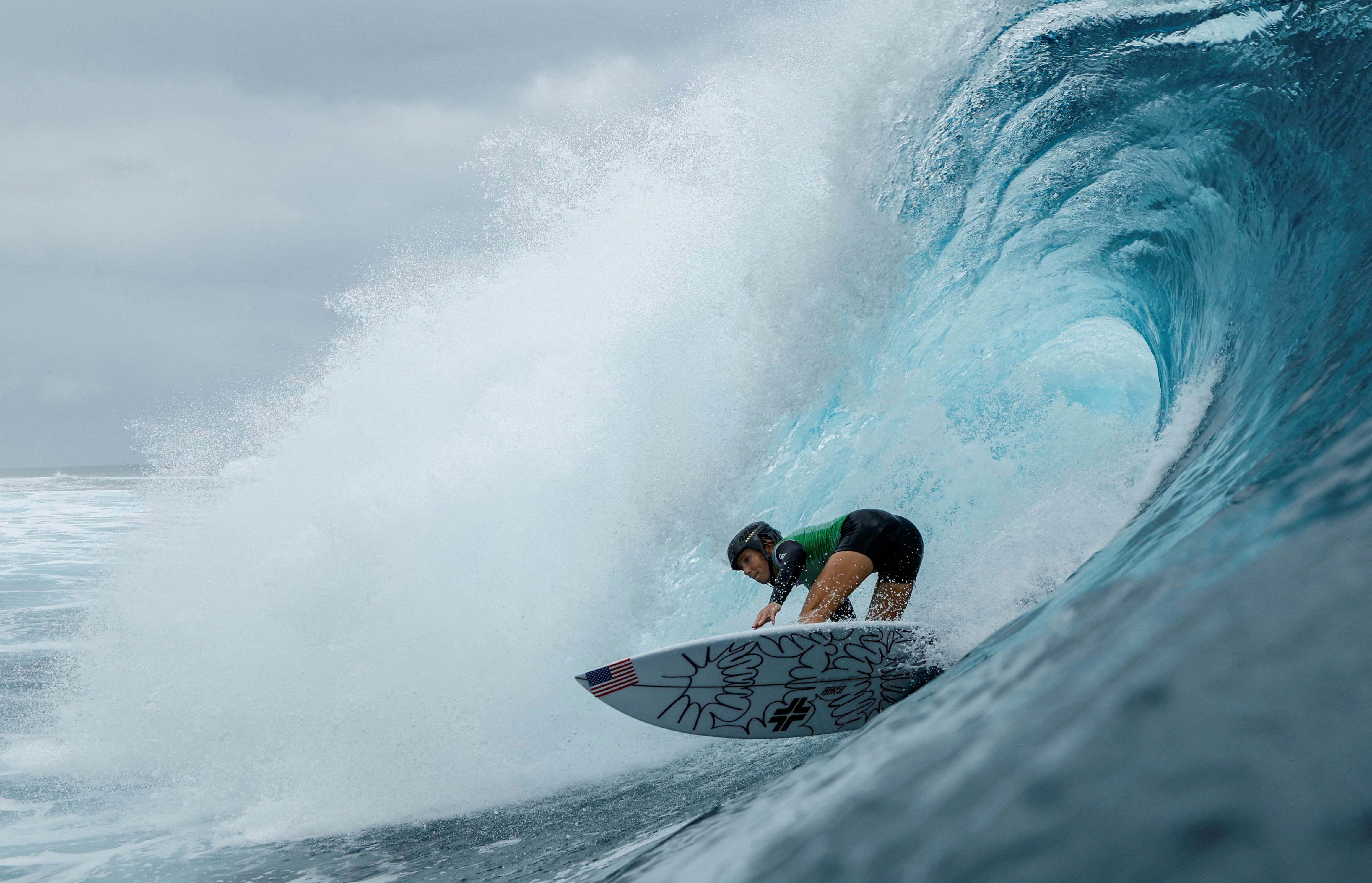 Simmers won the World Surf League in Southern California