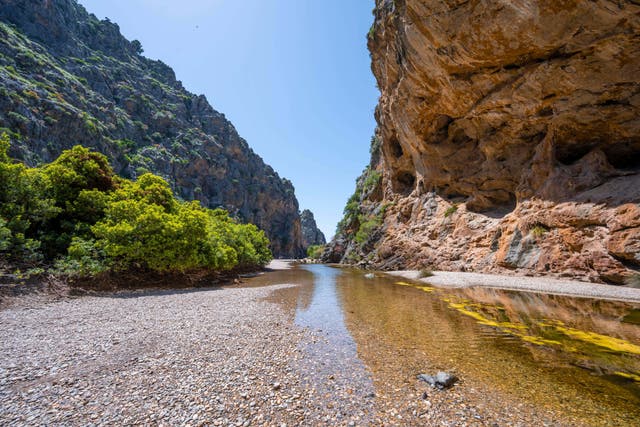 Emergency services have been searching area near the Torrent de Pareis on Majorca (Alamy/PA)