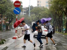 Powerful storm makes landfall as Vietnam orders evacuations and closes airports