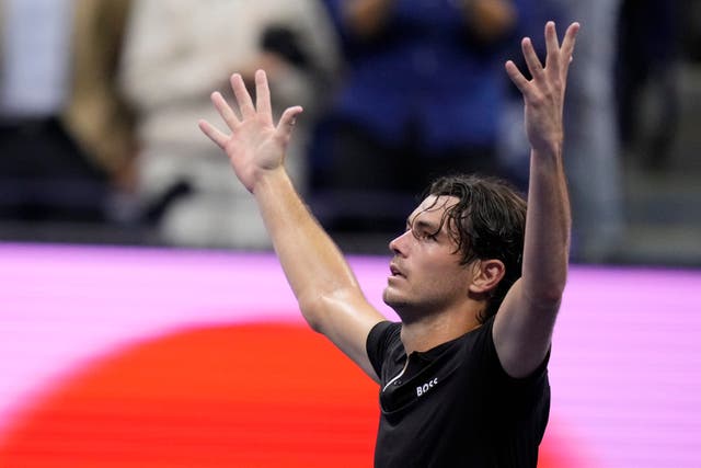 Taylor Fritz is bidding to become the first male American champion at the US Open since 2003 (Kirsty Wigglesworth/AP)