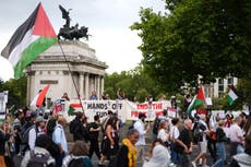 Thousands gather for latest pro-Palestinian protest in London