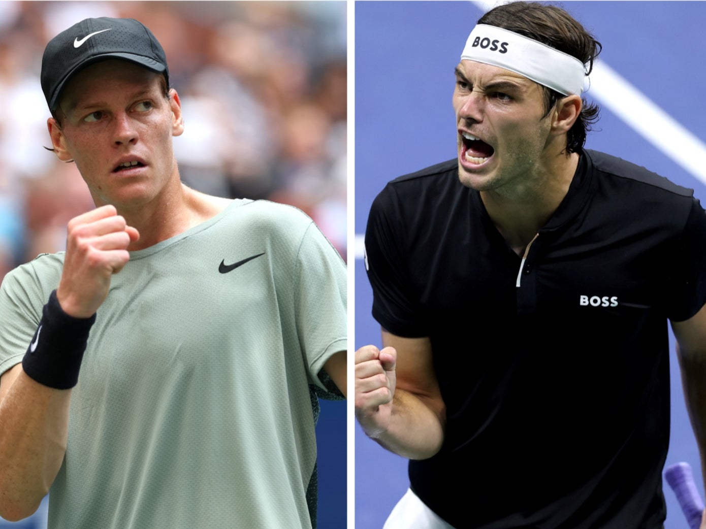 Jannik Sinner takes on Taylor Fritz in the final at Flushing Meadows