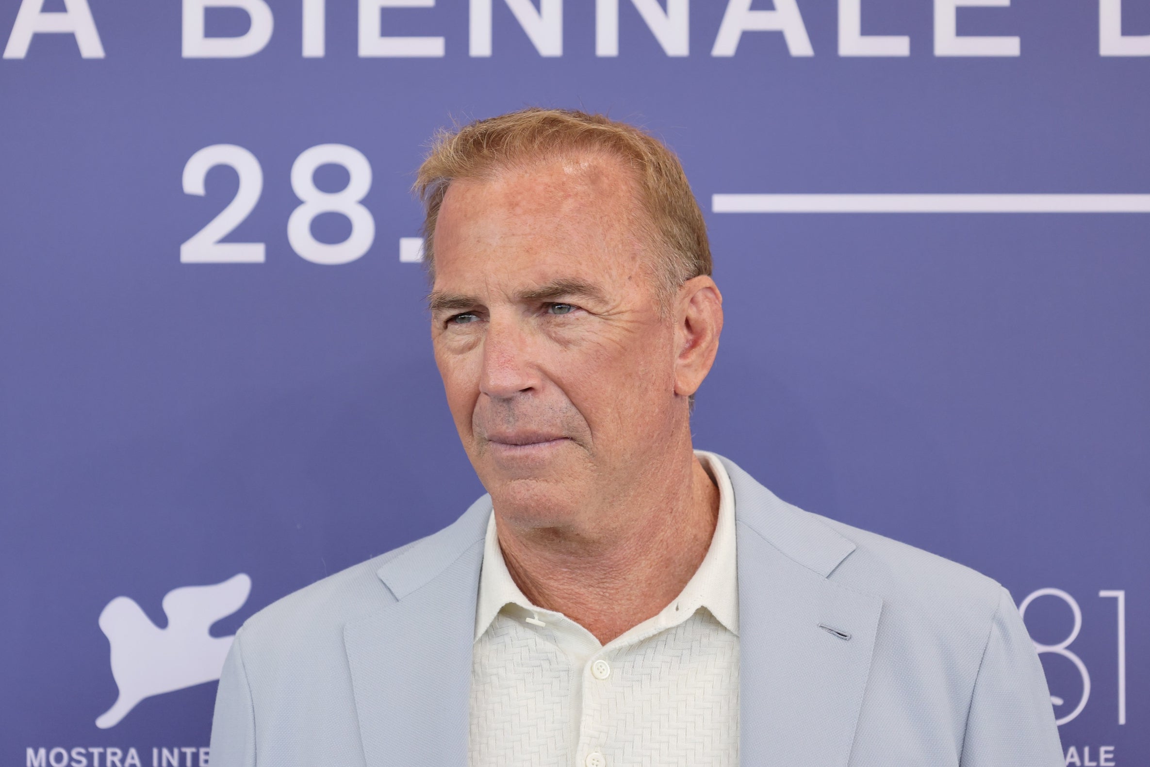 Kevin Costner está promovendo 'Horizon: An American Saga' no Festival de Cinema de Veneza