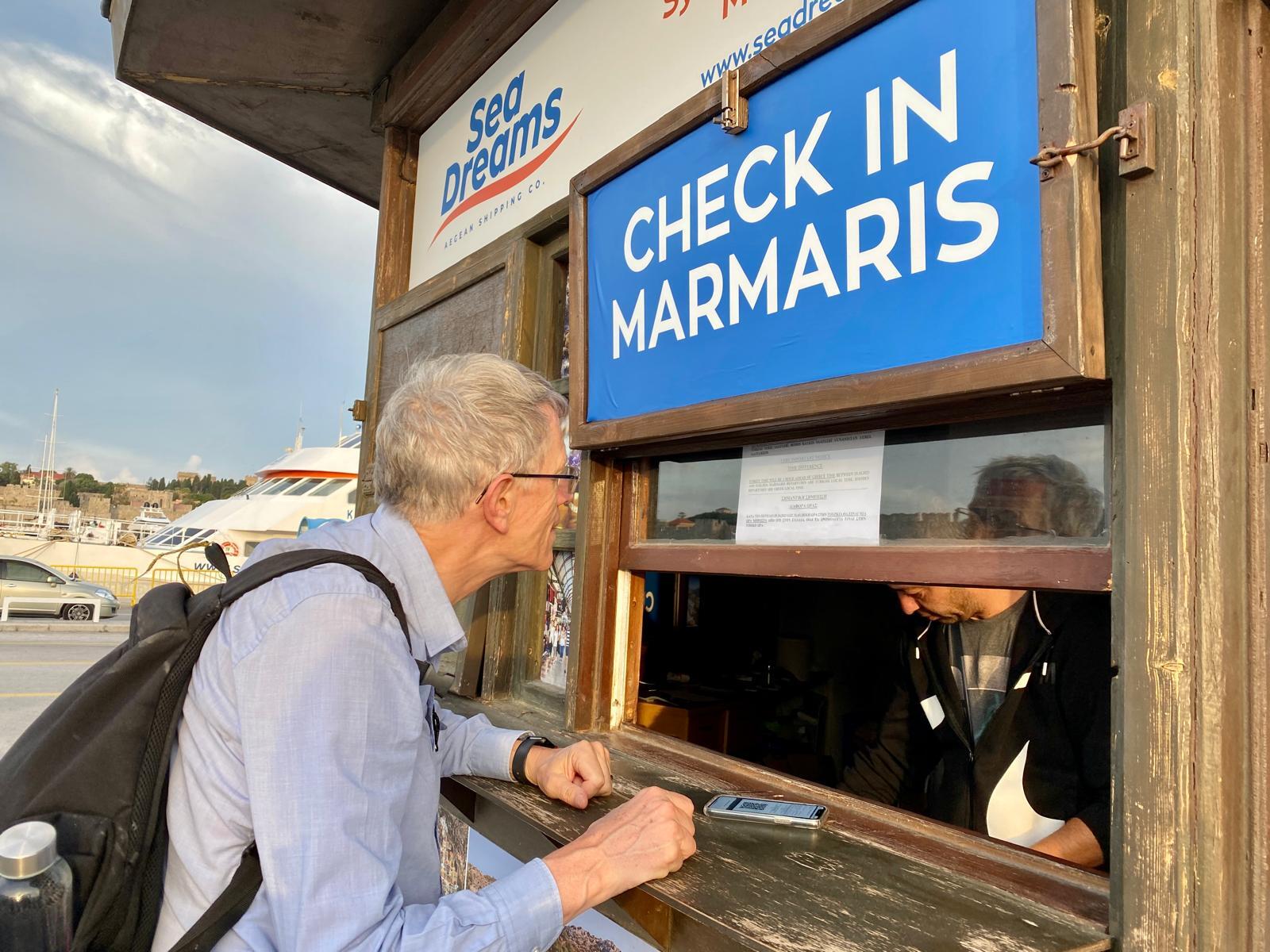 Simon recommends using a bureau de change in Marmaris