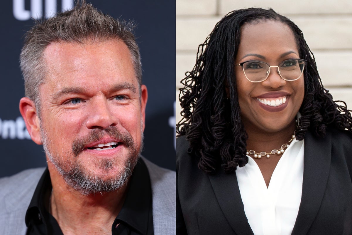 Supreme Court Justice Ketanji Brown Jackson acted with Matt Damon