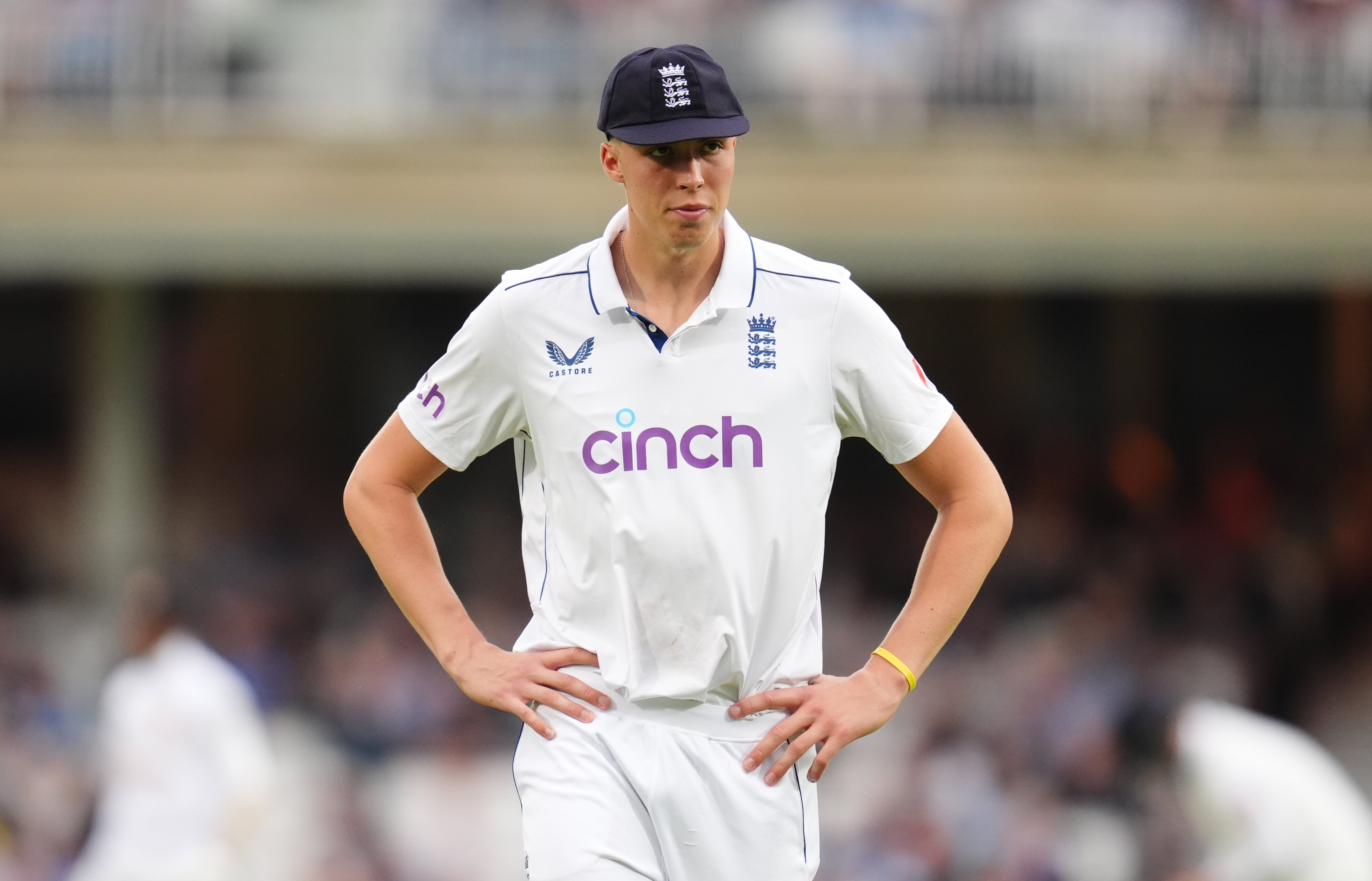 Josh Hull took his first Test Match wicket but dropped a costly catch for England.