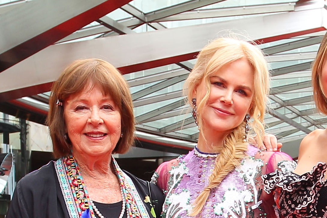 Nicole Kidman (à direita) e sua mãe Janelle Ann Kidman em 2018