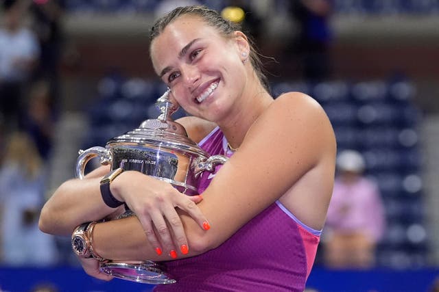 Aryna Sabalenka is the US Open champion for the first time (Frank Franklin II/AP)