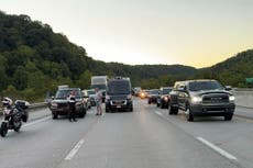 Multiple people shot along I-75 south of Lexington, Kentucky, authorities say