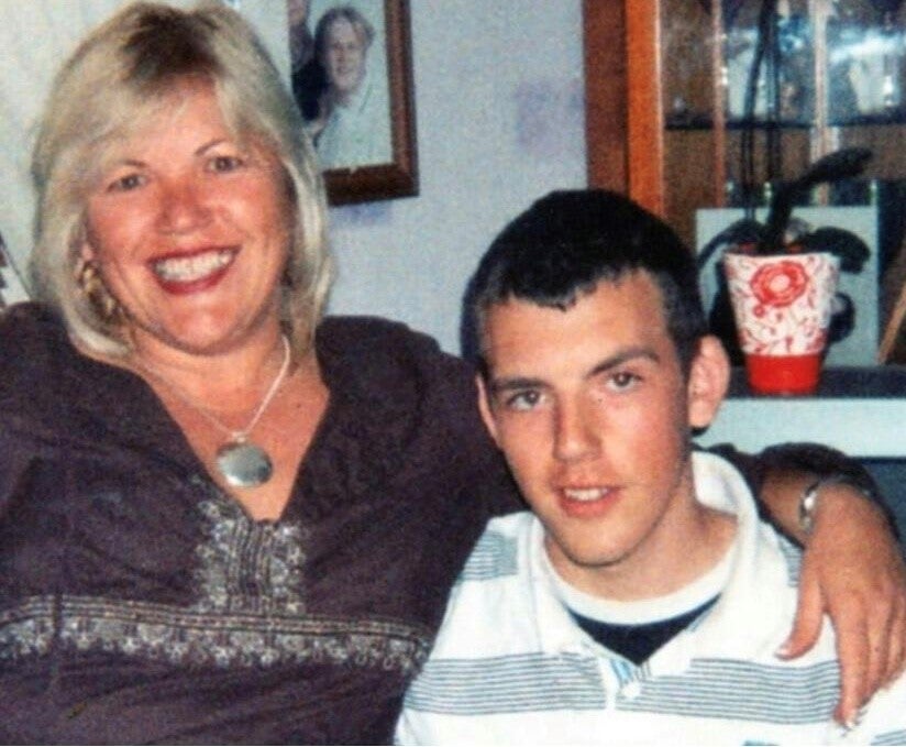 Melanie Leahy, pictured with her son Matthew Leahy