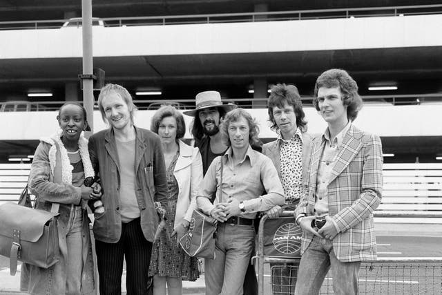 Herbie Flowers (second from right) with Blue Mink in 1973 (PA)