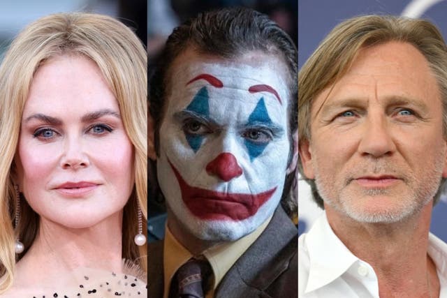 <p>‘Babygirl’ star Nicole Kidman, Joaquin Phoenix in ‘Joker: Folie à Deux’ and Daniel Craig in ‘Queer’ </p>