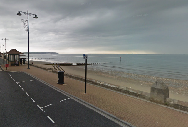 <p>Shanklin Beach on the Isle of Wight</p>