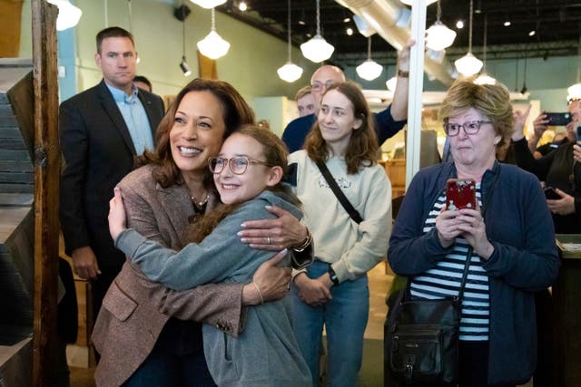 <p>Vice President Kamala Harris visits Penzeys Spices in Pittsburgh on a campaign stop on Saturday </p>