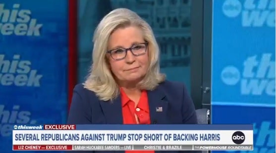 Liz Cheney announced on Friday that she and her father, former Vice President Dick Cheney, would both support Kamala Harris for president