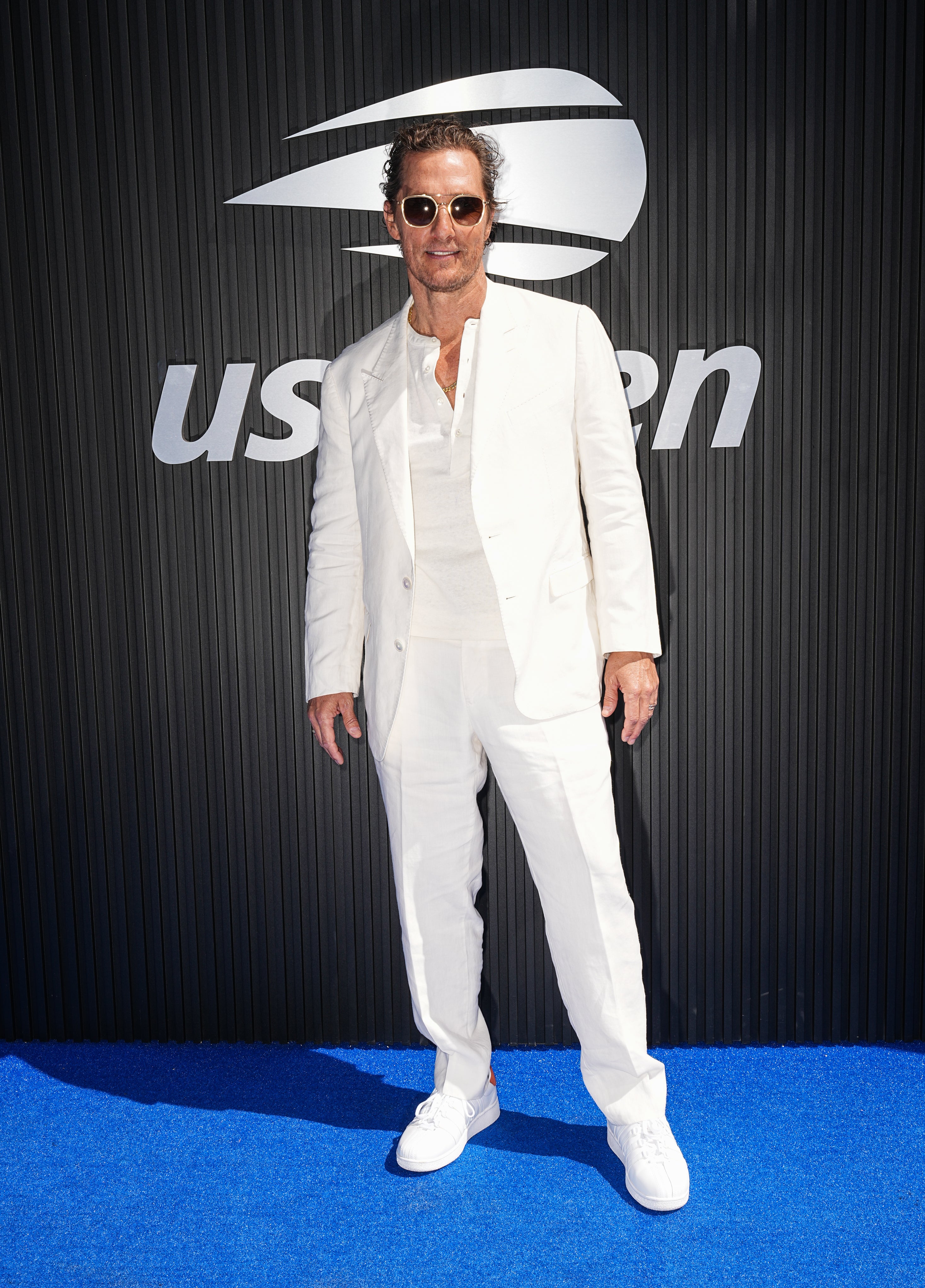 Matthew McConaughey at US Open on September 8