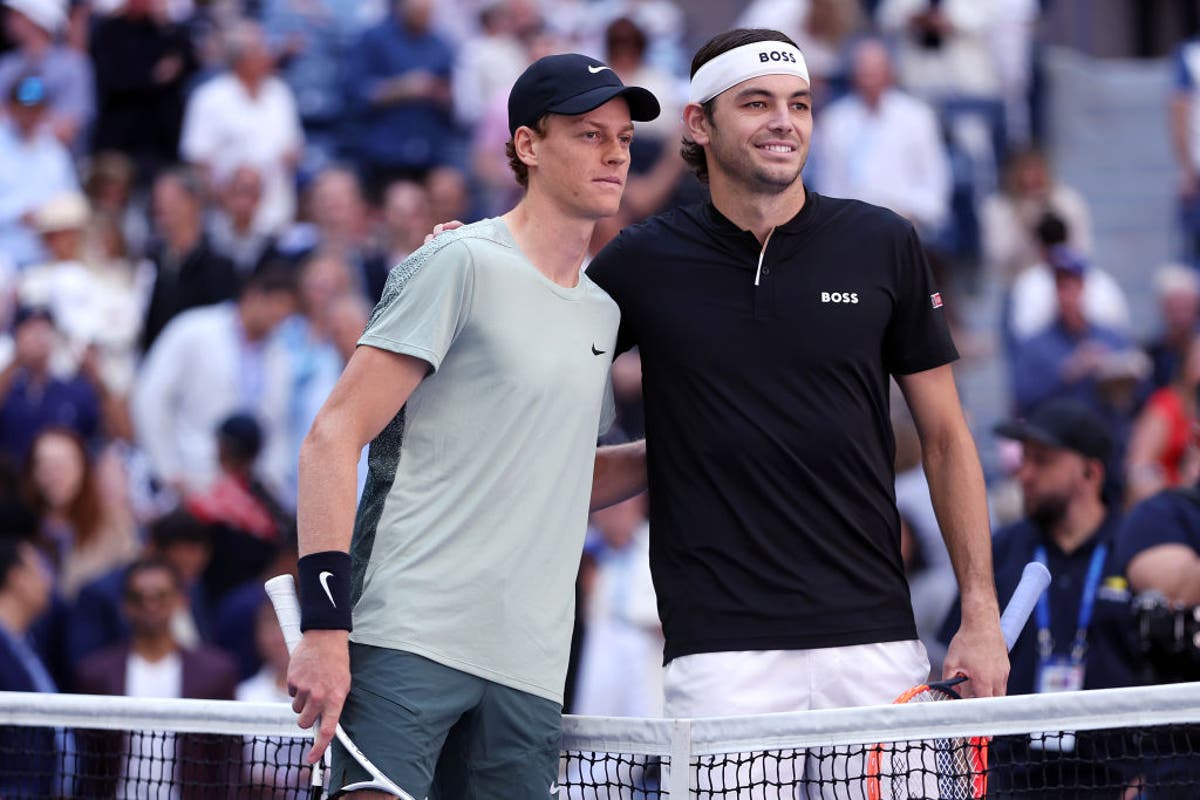 Jannik Sinner wins first set against Taylor Fritz in US Open final – live score