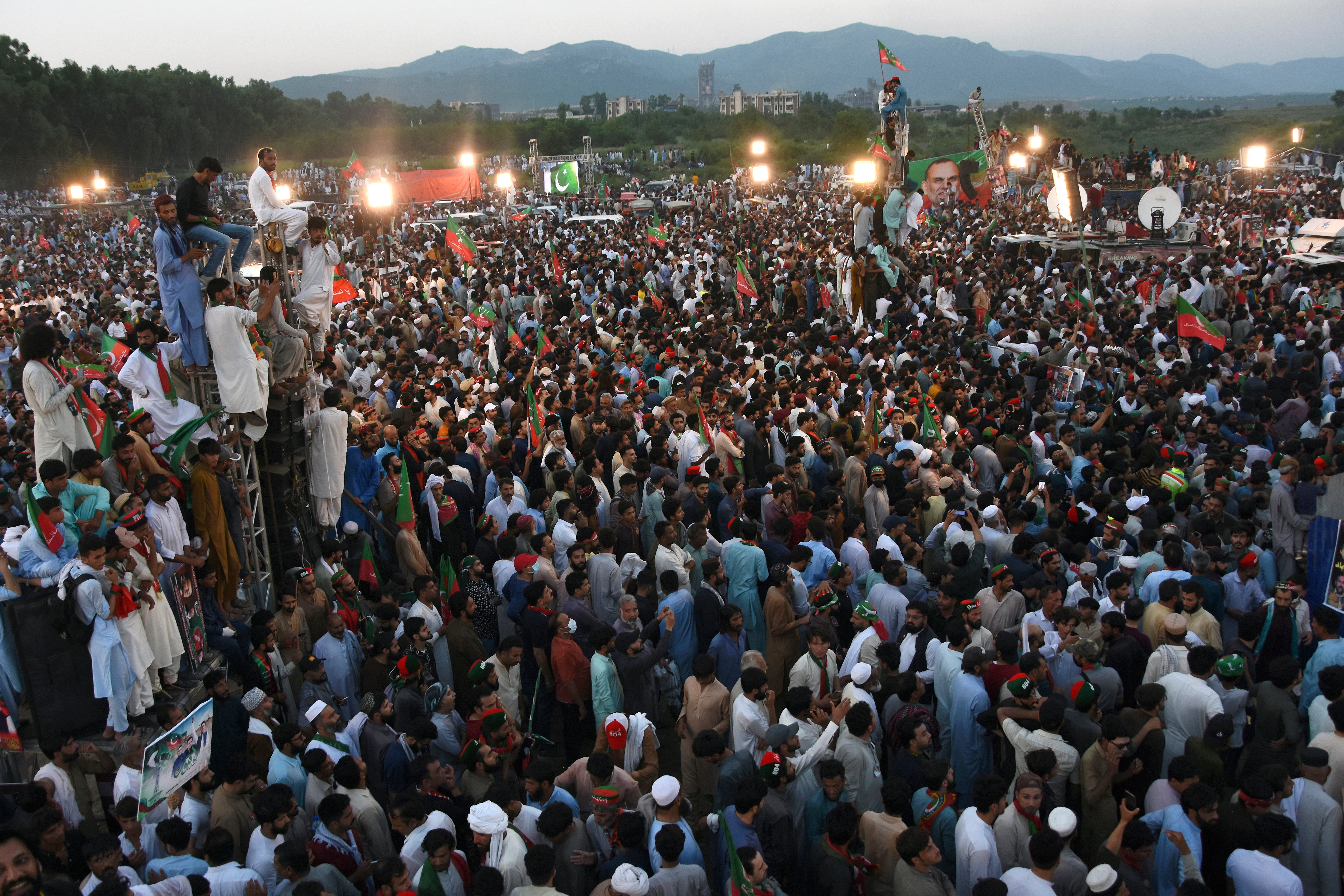 Pakistan Imran Khan Rally