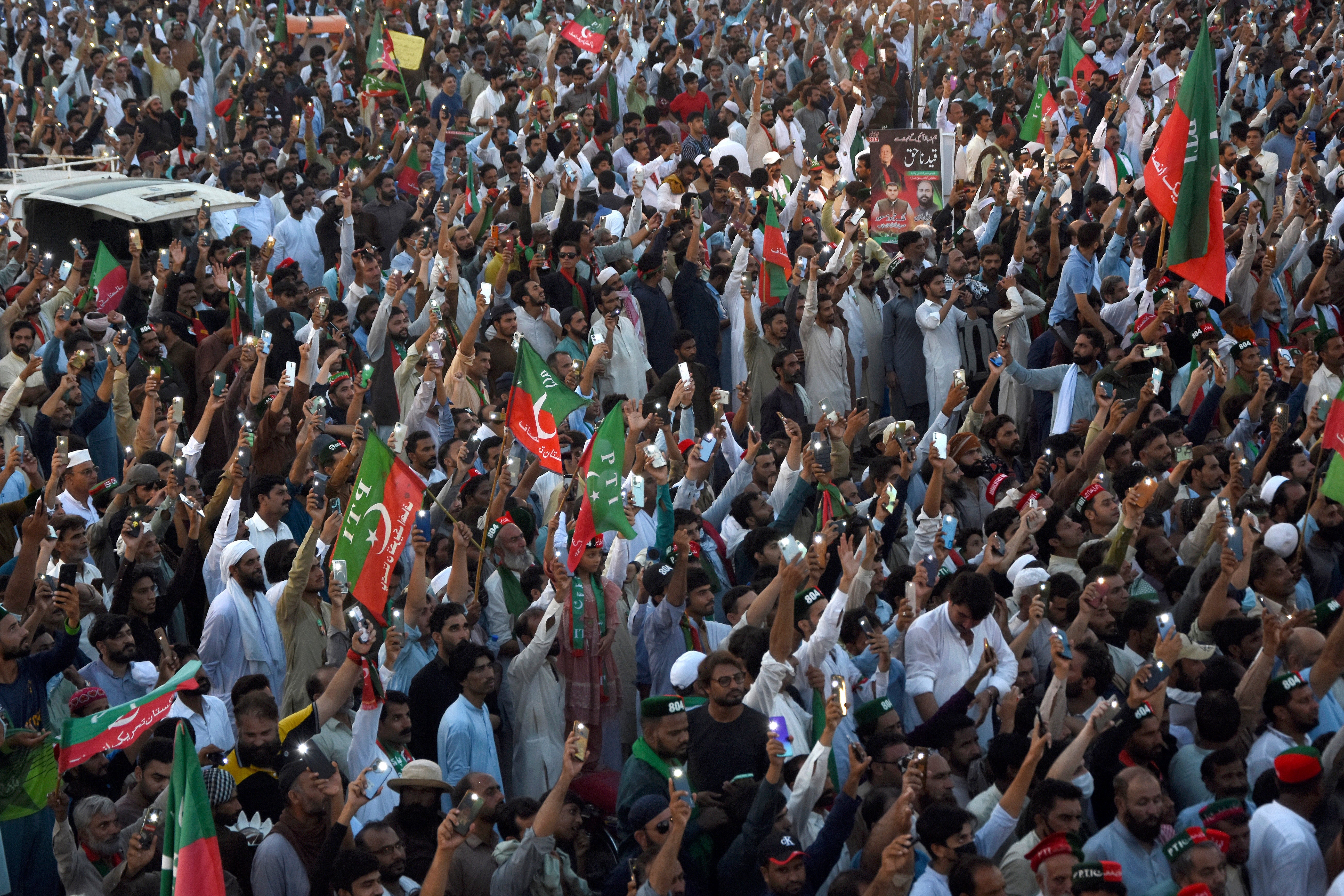Pakistan Imran Khan Rally
