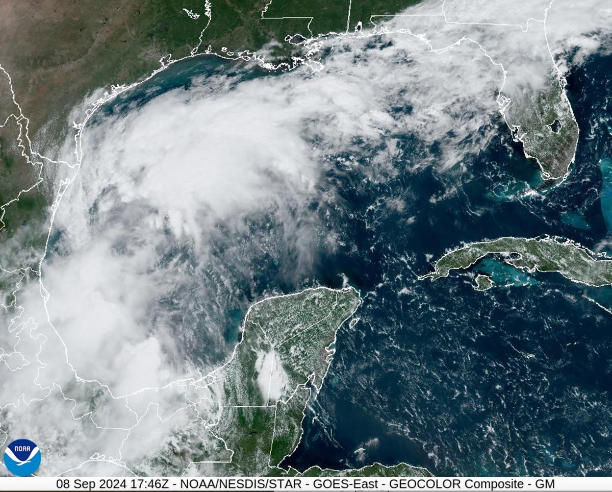 Tropical Storm Francine forms off Mexico, aiming for the Louisiana coast