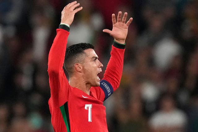 Ronaldo’s header secured Portugal’s win (AP Photo/Armando Franca)