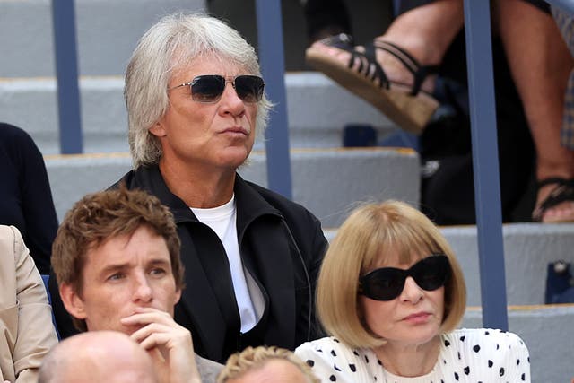 <p>Singer Jon Bon Jovi attends the Men’s Singles Final match at US Open earlier this month </p>