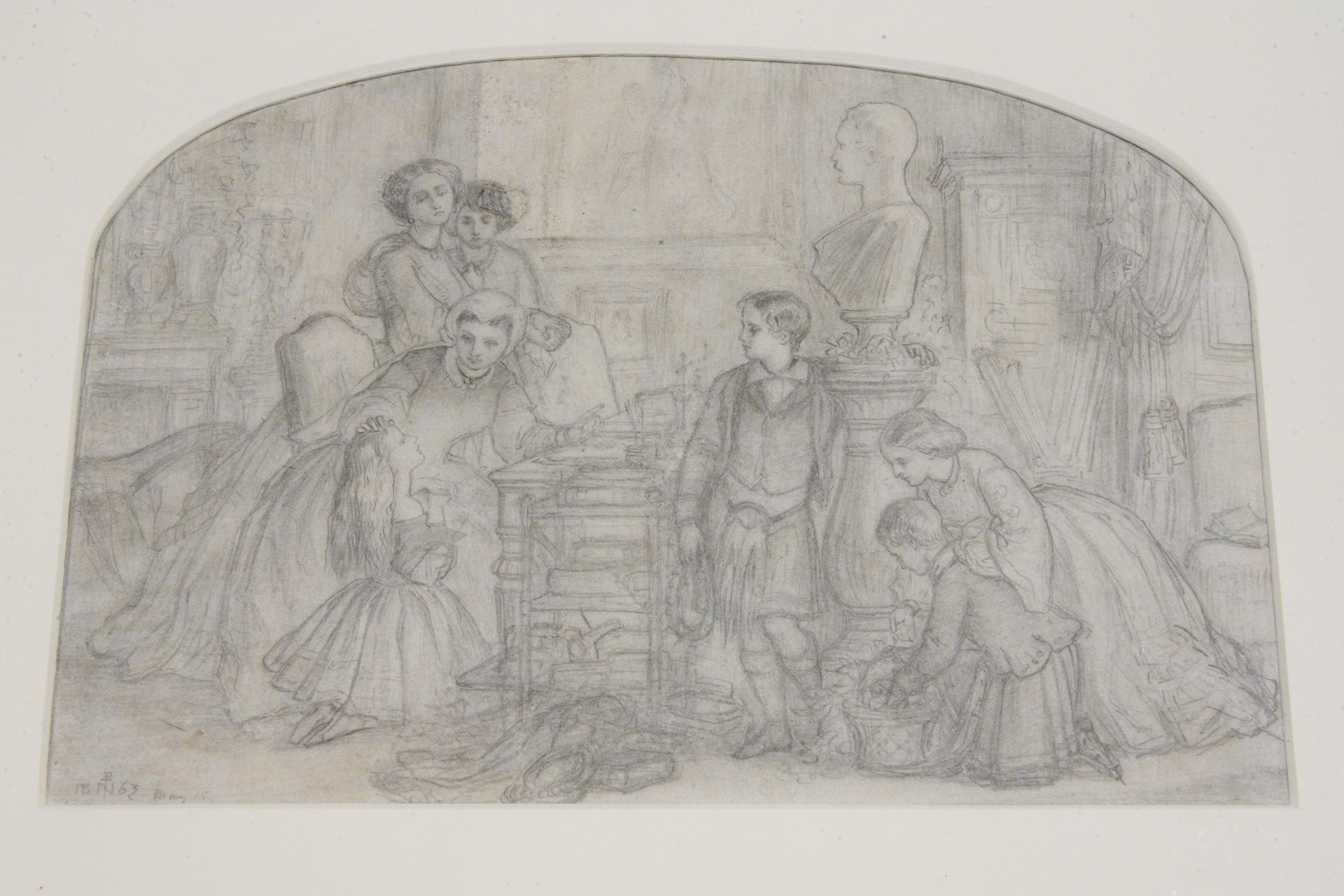 Queen Victoria invited Joseph Noel Paton to Windsor Castle in 1862 to paint the royal family (Paton family/PA)