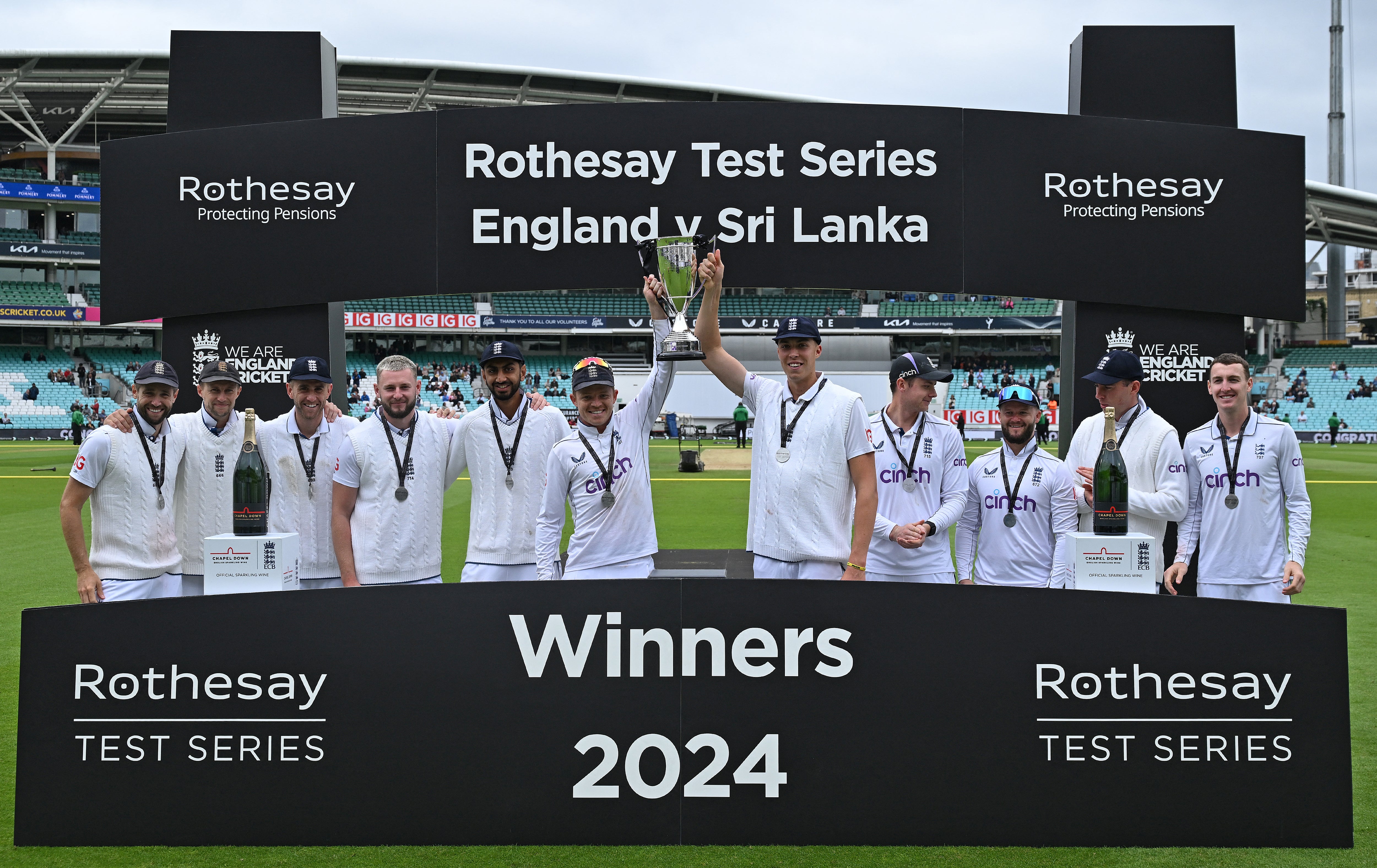 England had already won the series, but the series ended on a slightly sour note
