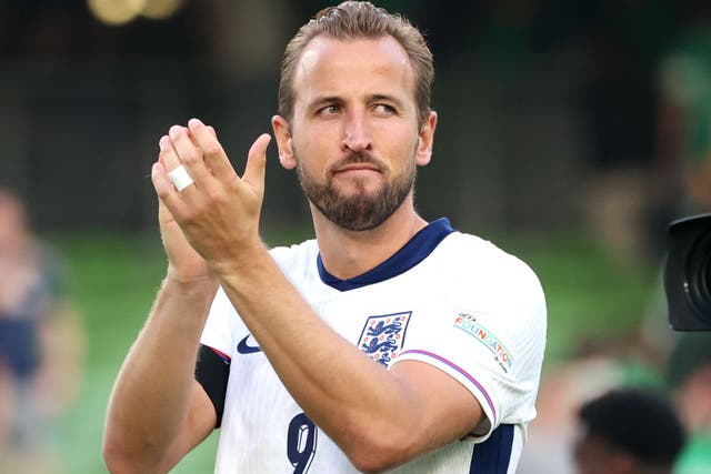 Harry Kane is set to bring up a century of England appearances (Evan Treacy/PA)