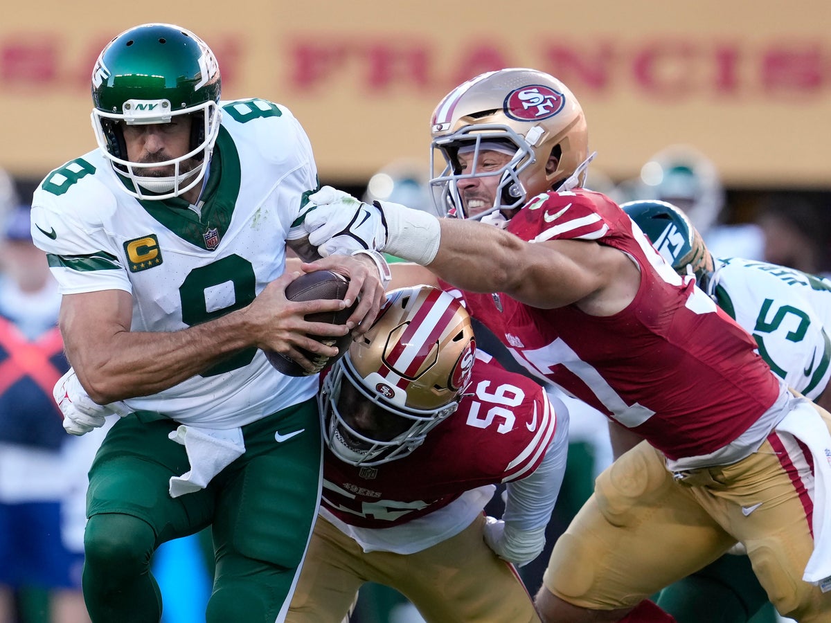 San Francisco 49ers prevent winning return to action for Aaron Rodgers |  The Independent