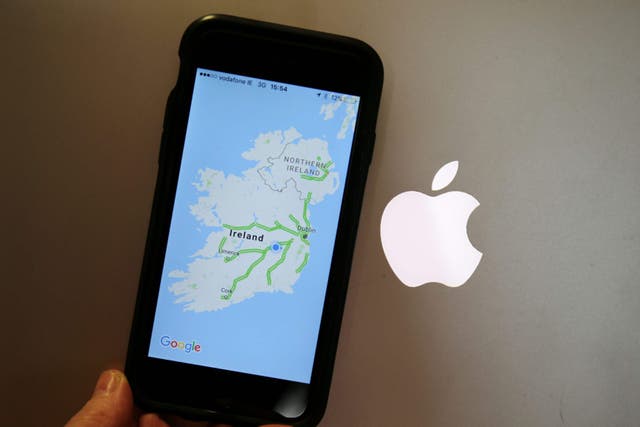 Apple previously said it received no state aid from Ireland (PA)