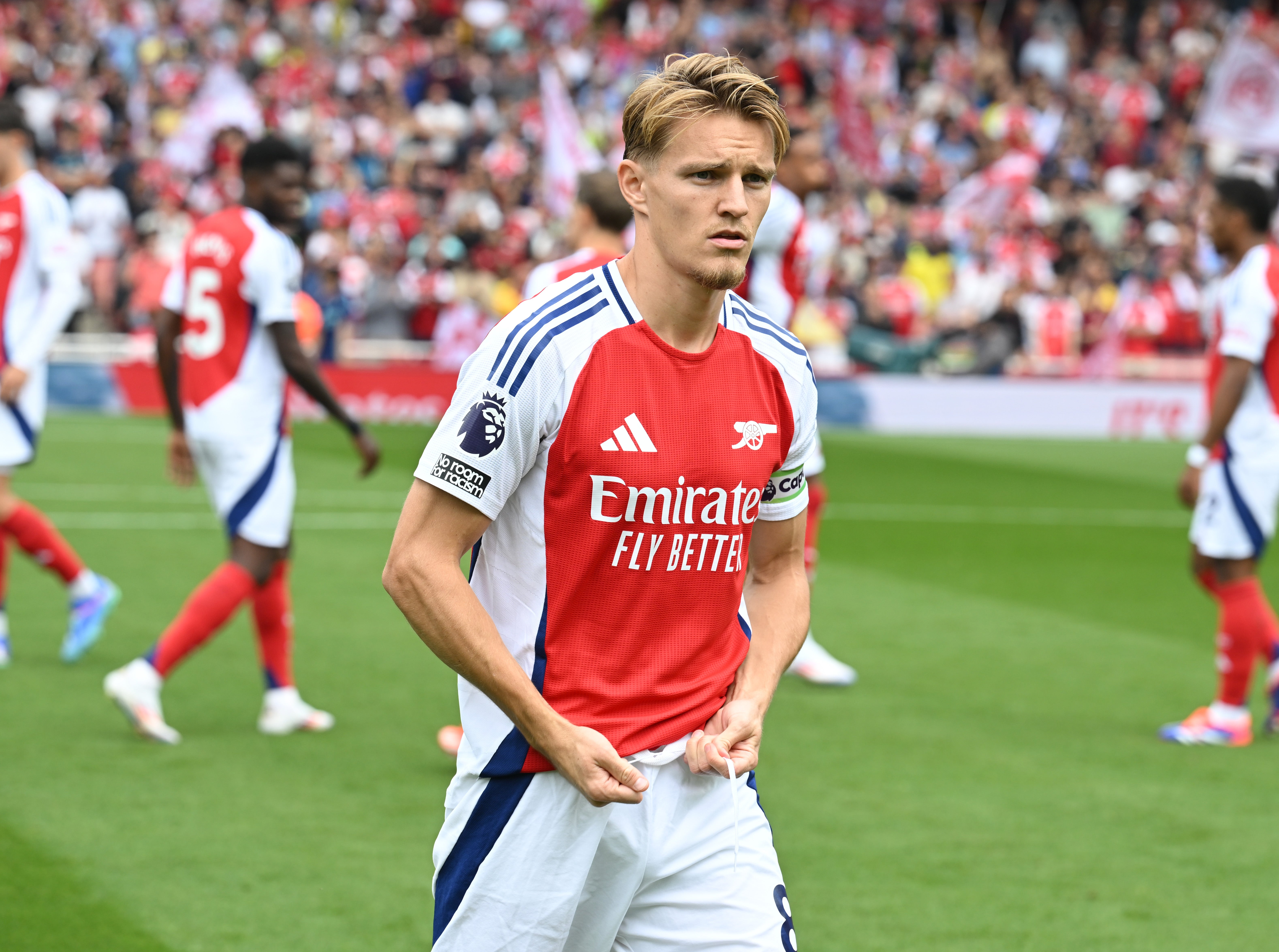 Martin Odegaard was injured on international duty for Norway