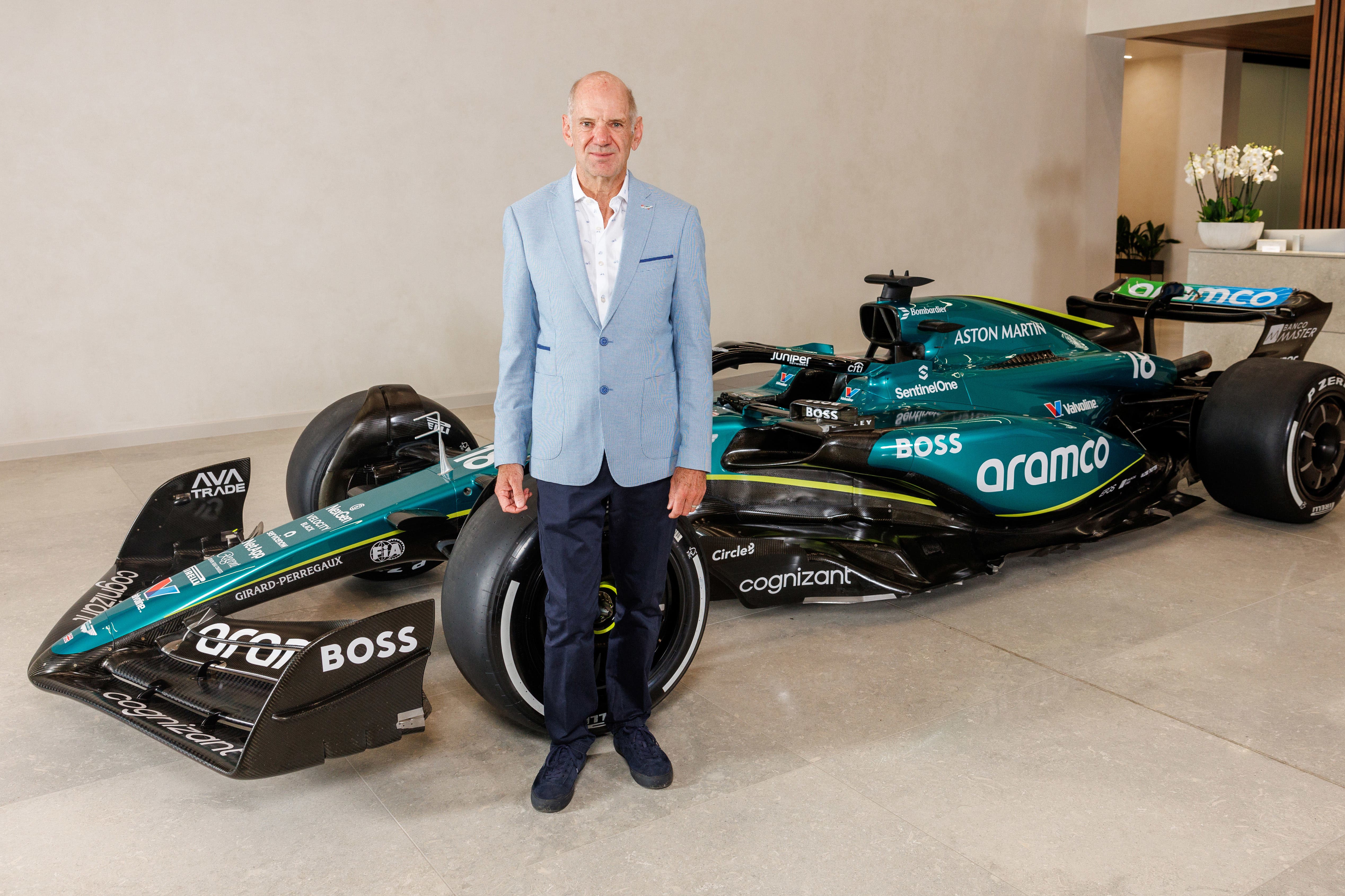 Design great Adrian Newey has joined Aston Martin (Handout photo provided by Aston Martin)