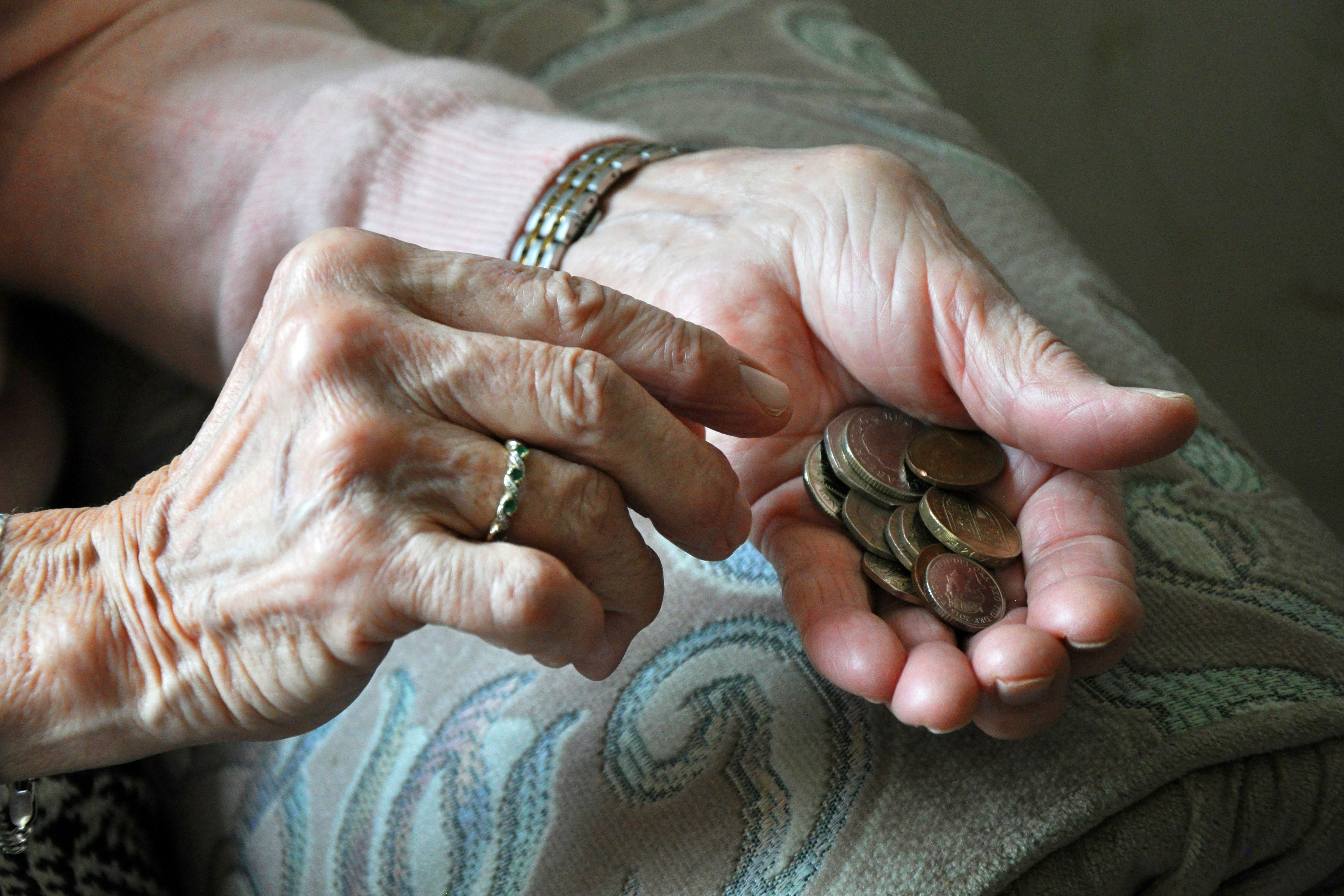 Wage figures released by the Office for National Statistics on Tuesday suggest the state pension increase will be £460 for people who receive the full new state pension (Kirsty O’Connor/PA)