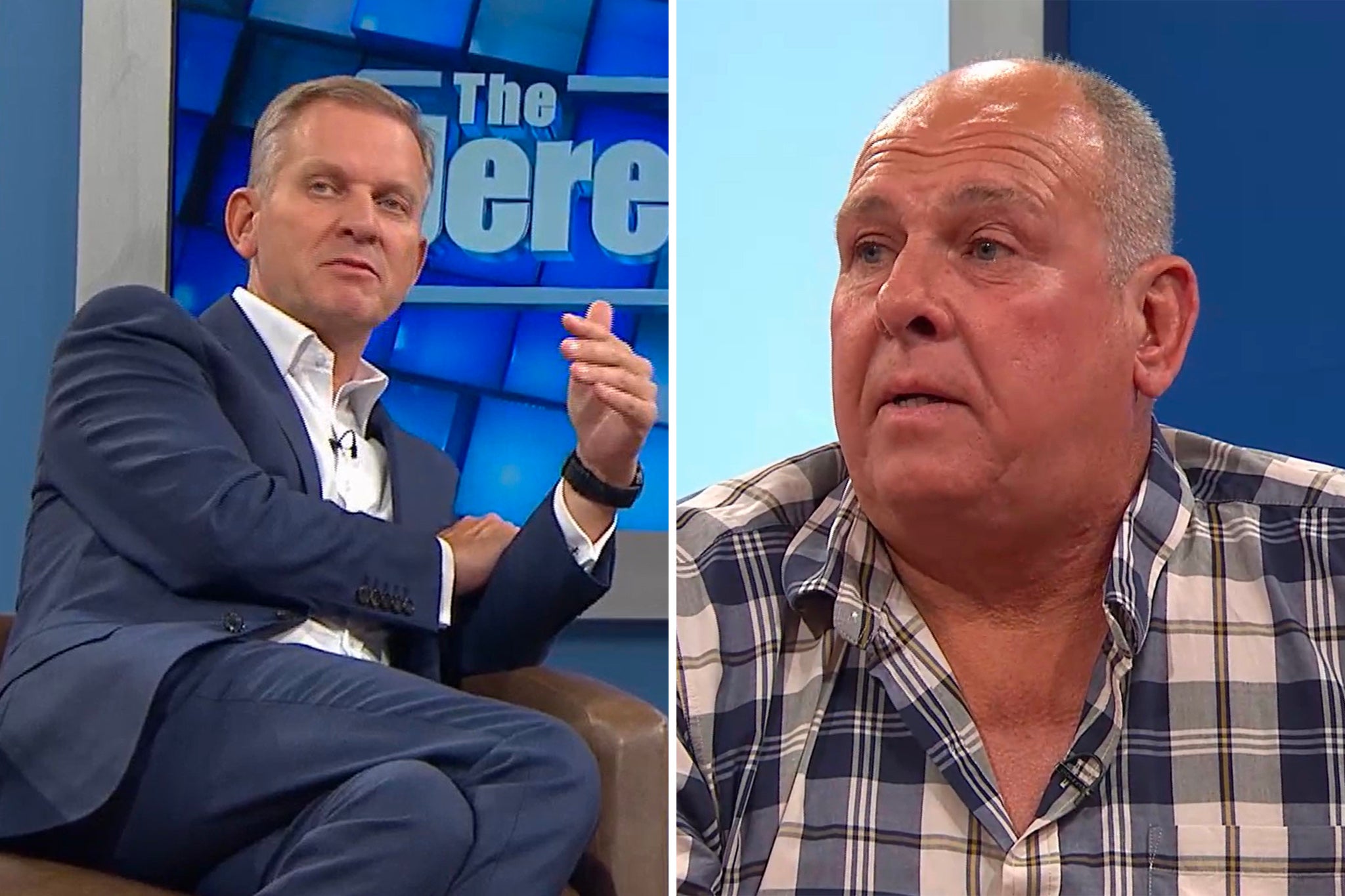 Jeremy Kyle hosted Steve Dymond on an unaired episode of his ITV programme