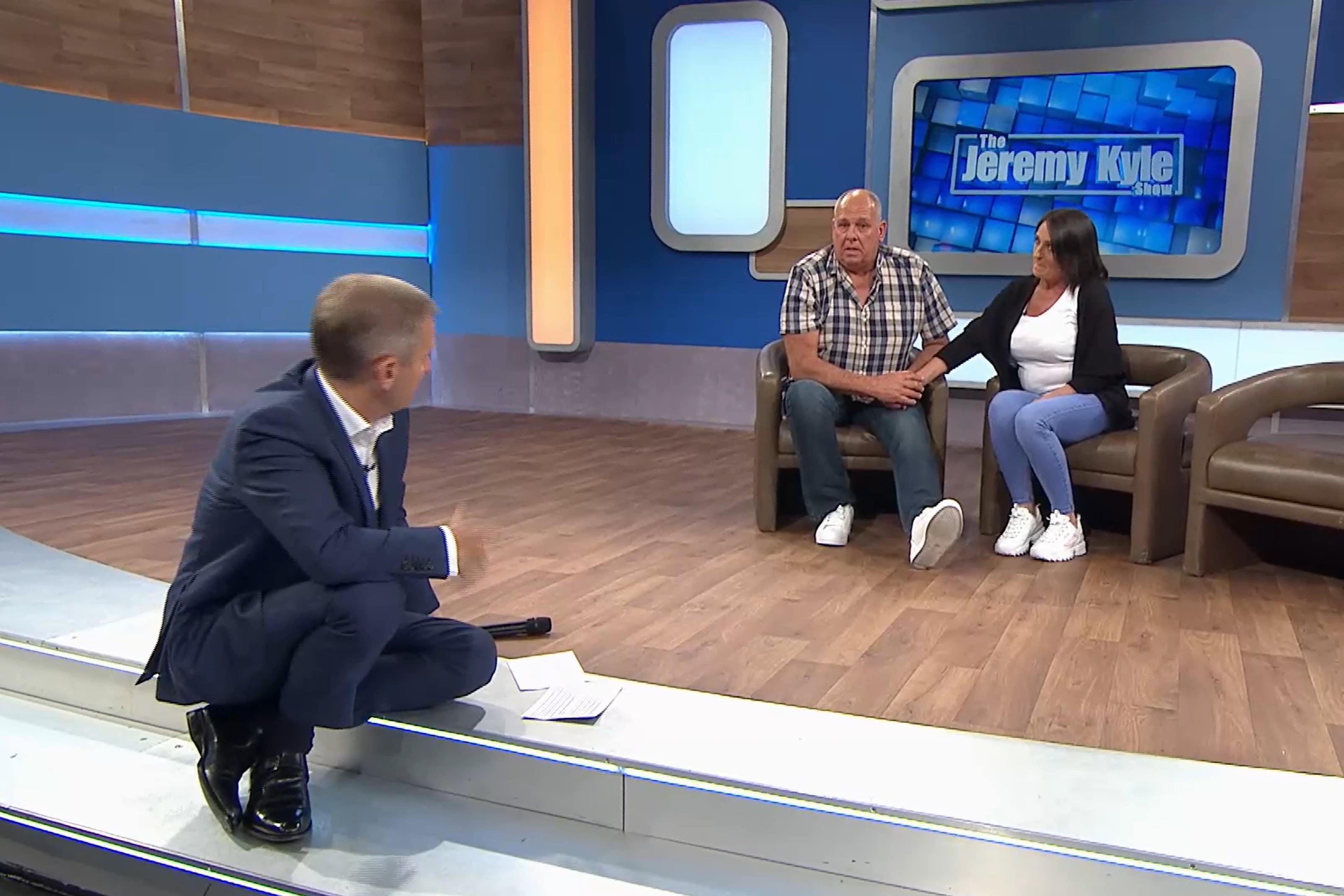 Steve Dymond appearing on ‘The Jeremy Kyle Show’. The episode was not broadcast