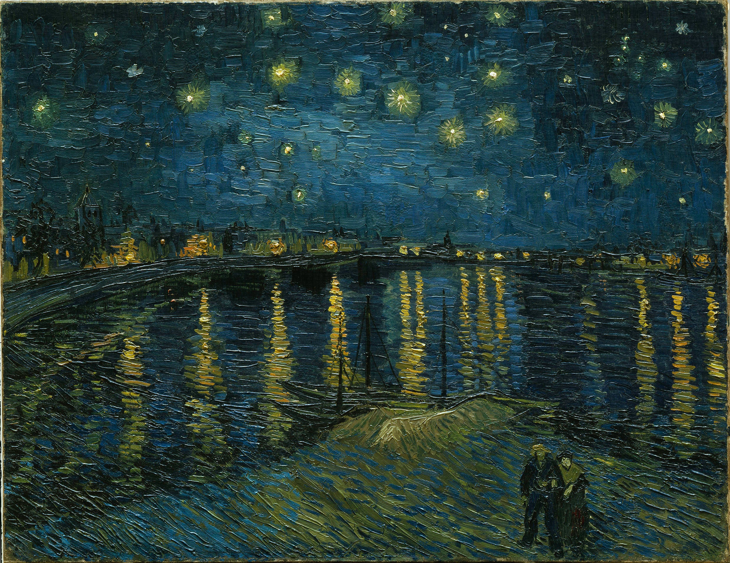 Vincent van Gogh, ‘Starry Night over the Rhône’, 1888