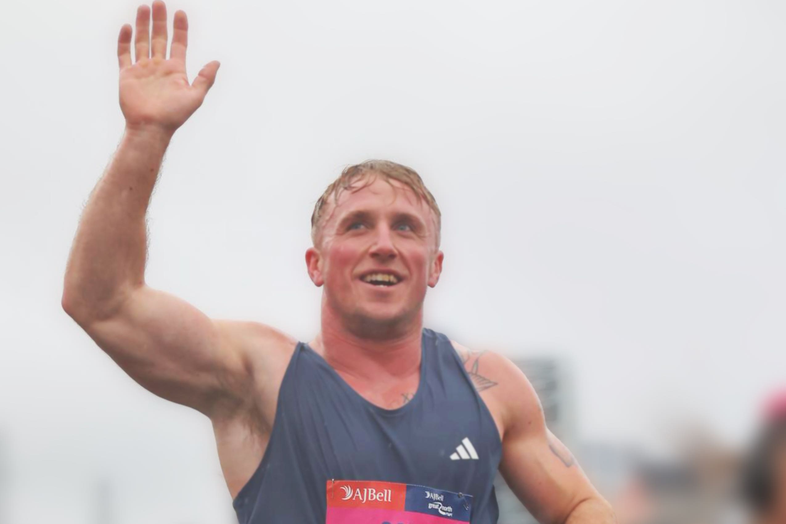 Sam Wealleans who died after falling ill while competing (Great North Run/PA)