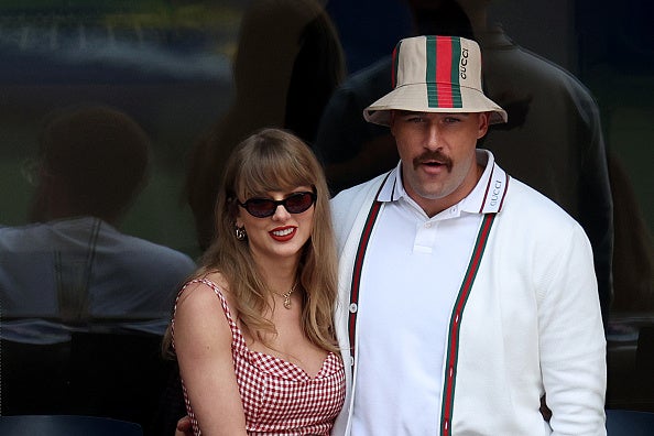 Travis Kelce and Taylor Swift at the US Open