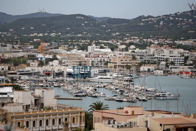 Ibiza Island, Spain (Chris Radburn/PA)