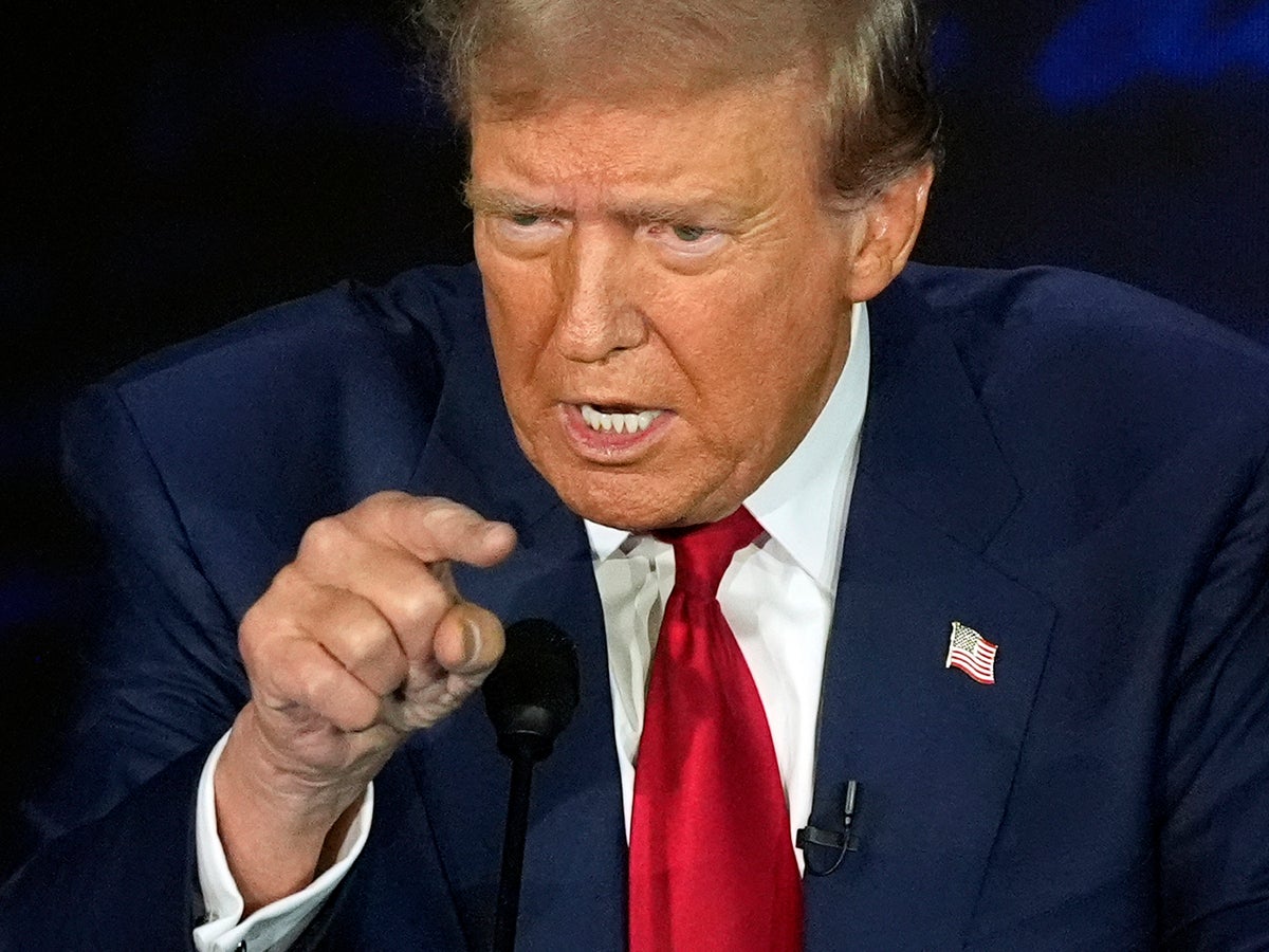 Trump fumed and his face turned red. Then the debate got weird. | The Independent