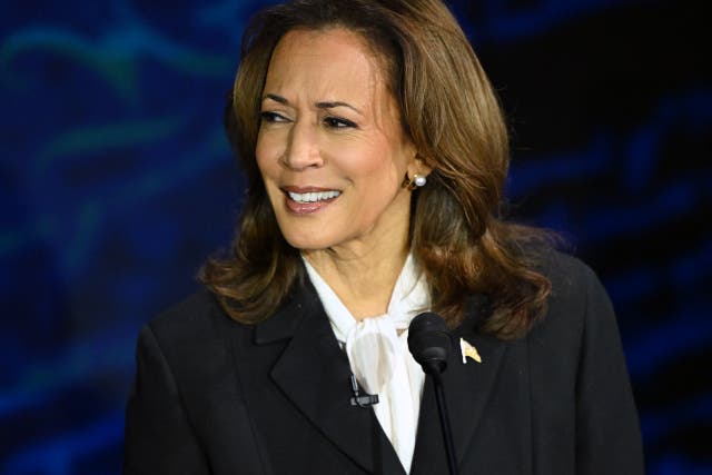 <p>MAGA supporters have become obsessed with the earrings Kamala Harris wore to Tuesday’s debate, baselessly claiming they were bluetooth earpieces </p>