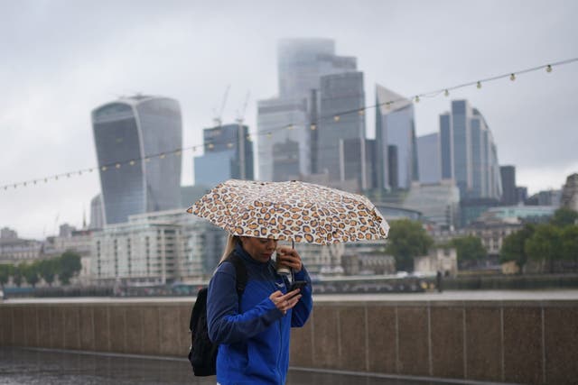 The UK economy flatlined in July for the second month in a row (Yui Mok/PA)