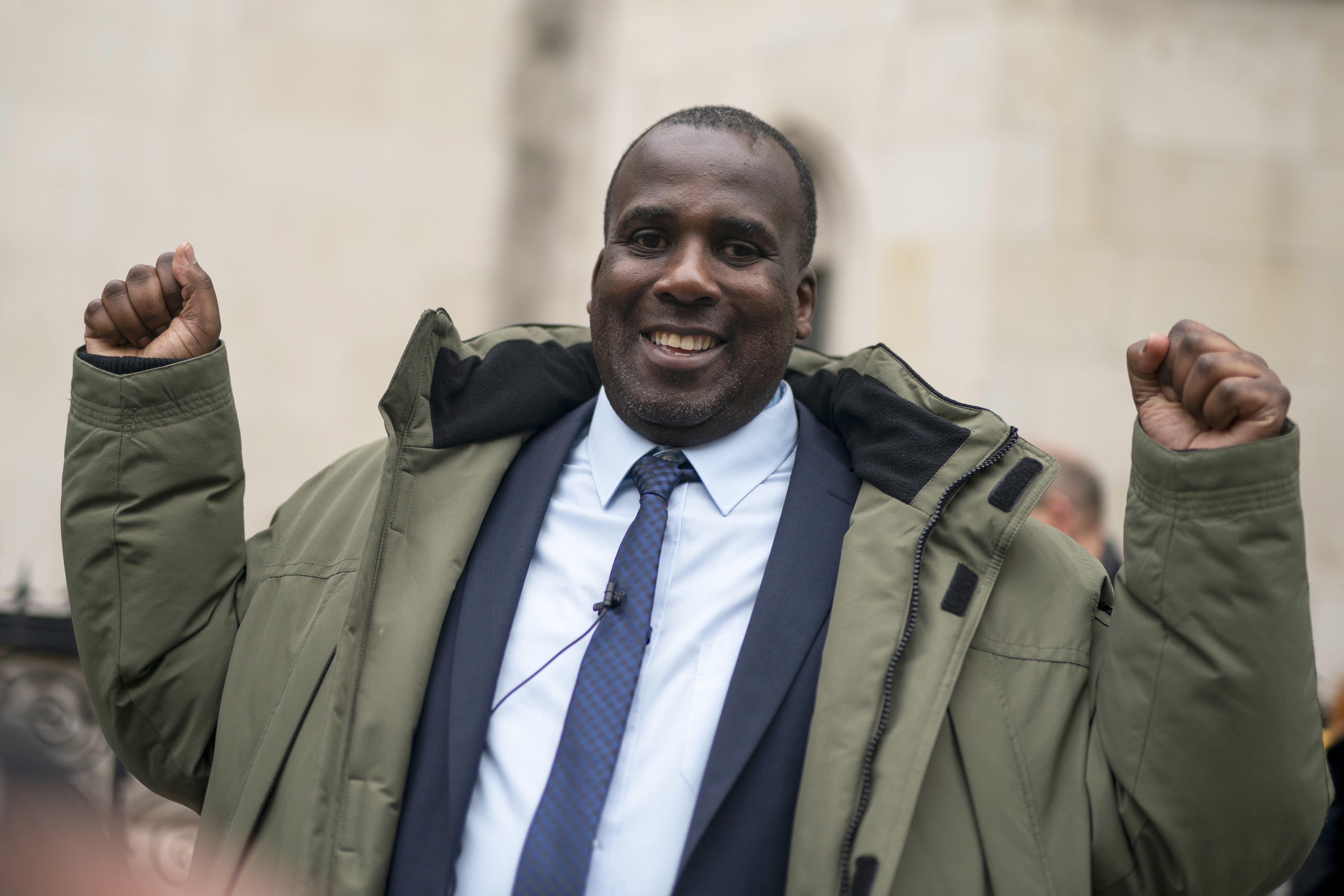 Oliver Campbell outside the Royal Courts of Justice in February (Jordan Pettitt/PA)