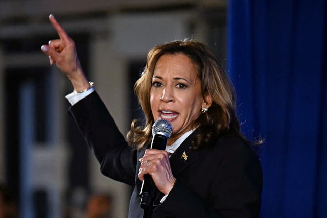 <p>Kamala Harris during presidential debate </p>