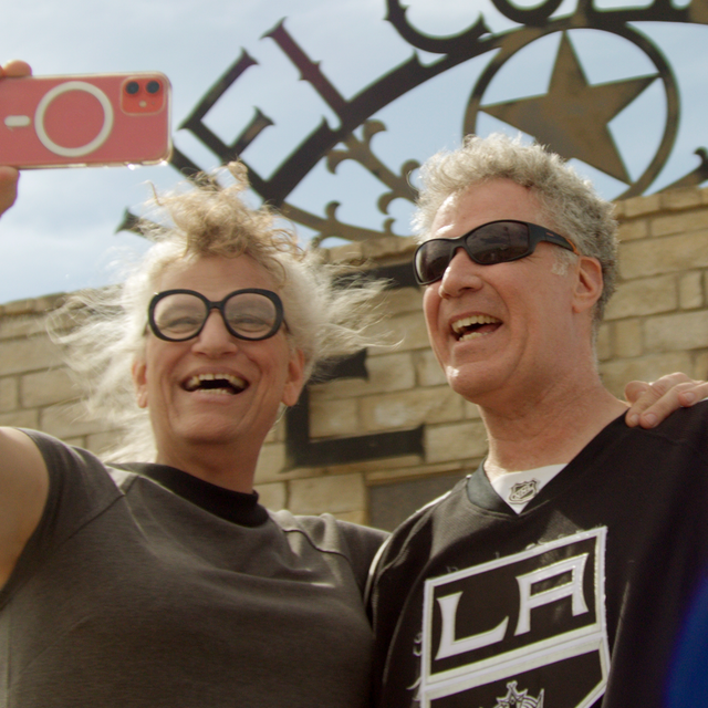 <p>Besties: Harper Steele and Will Ferrell in ‘Will & Harper’</p>