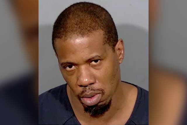 <p>Myron Bullie (pictured in mugshot) is accused of leaving a customer with life-threatening injuries after attacking him with a baseball bat </p>