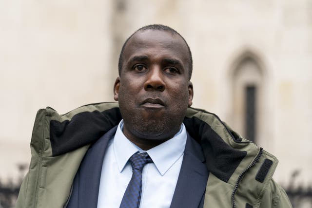 Oliver Campbell outside the Royal Courts of Justice in February (Jordan Pettitt/PA)